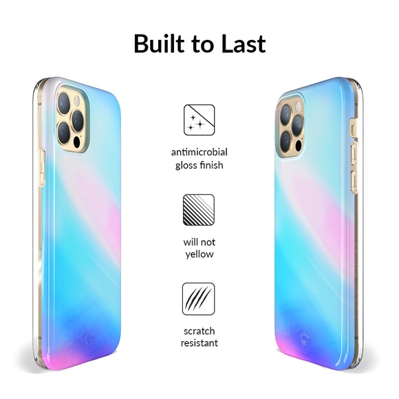 VELVET CAVIAR Iridescent Shimmer Nebula MagSafe iPhone 12 13 PRO MAX Case - Picture 6 of 15